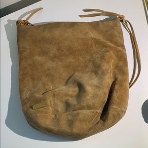 Pierre Cardin suede bag